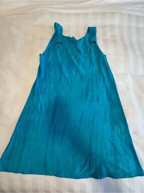 Vibrant Teal A-Line Slip Dress